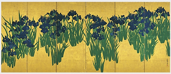 尾形光琳「燕子花図」